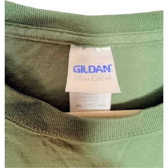 Vintage Rifleman’s Creed T-Shirt Men’s Army Green 4XL Gilden Cotton RARE - Picture 4 of 5